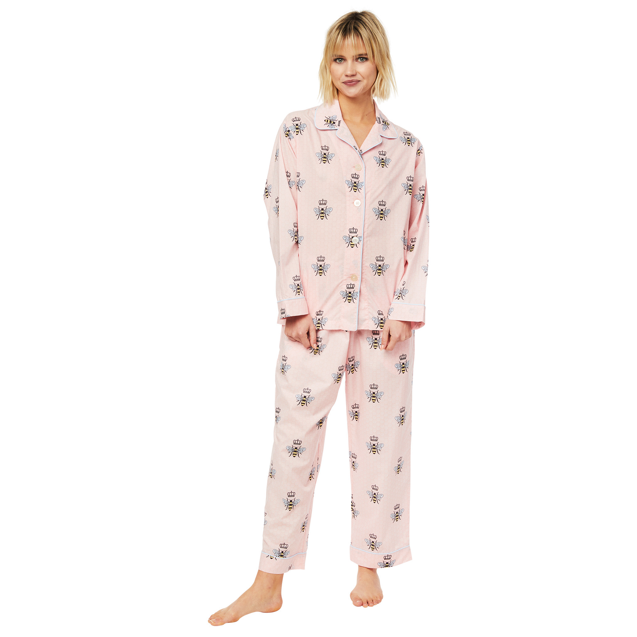 Queen Bee Pink Pajama Set - Lather & Fizz