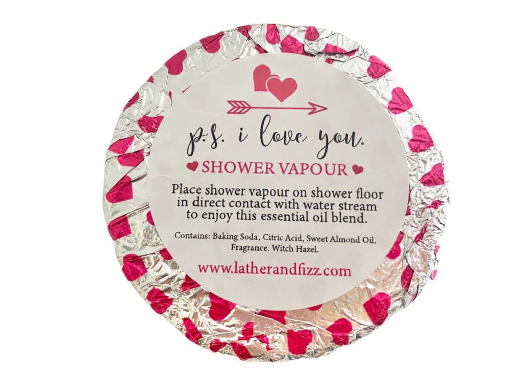 P.S. I Love You Shower Vapour Lather & Fizz